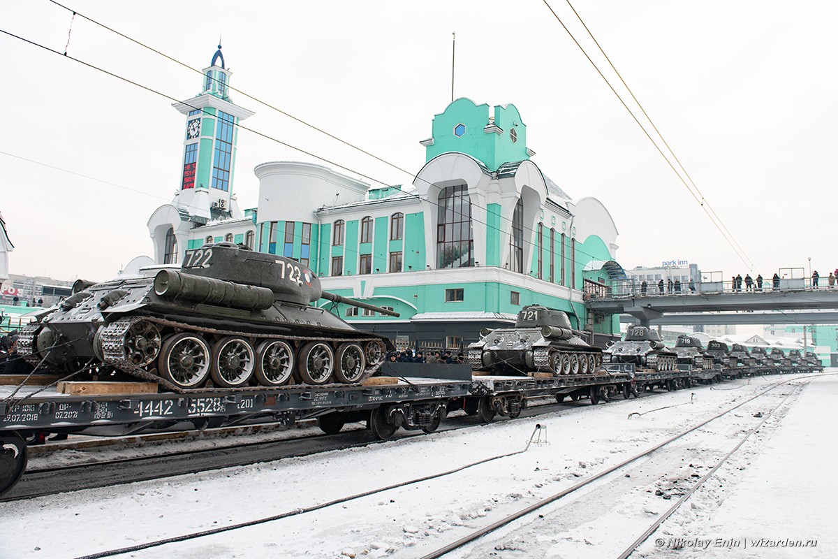 Т-34 из Лаоса в Новосибирске больше, эшелон, добрался, Новосибирска, Здесь, Сегодня, московскую, область, город, НароФоминск, устроили, встречу, танки, поэтому, внимания, уделил, интересовали, правда, Транссибу, митингом